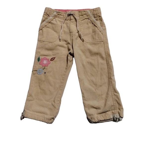 OshKosh B'gosh Other - 💥SALE!💥Genuine Kids Baby Girl/Toddler Khakis Pants with Flowers